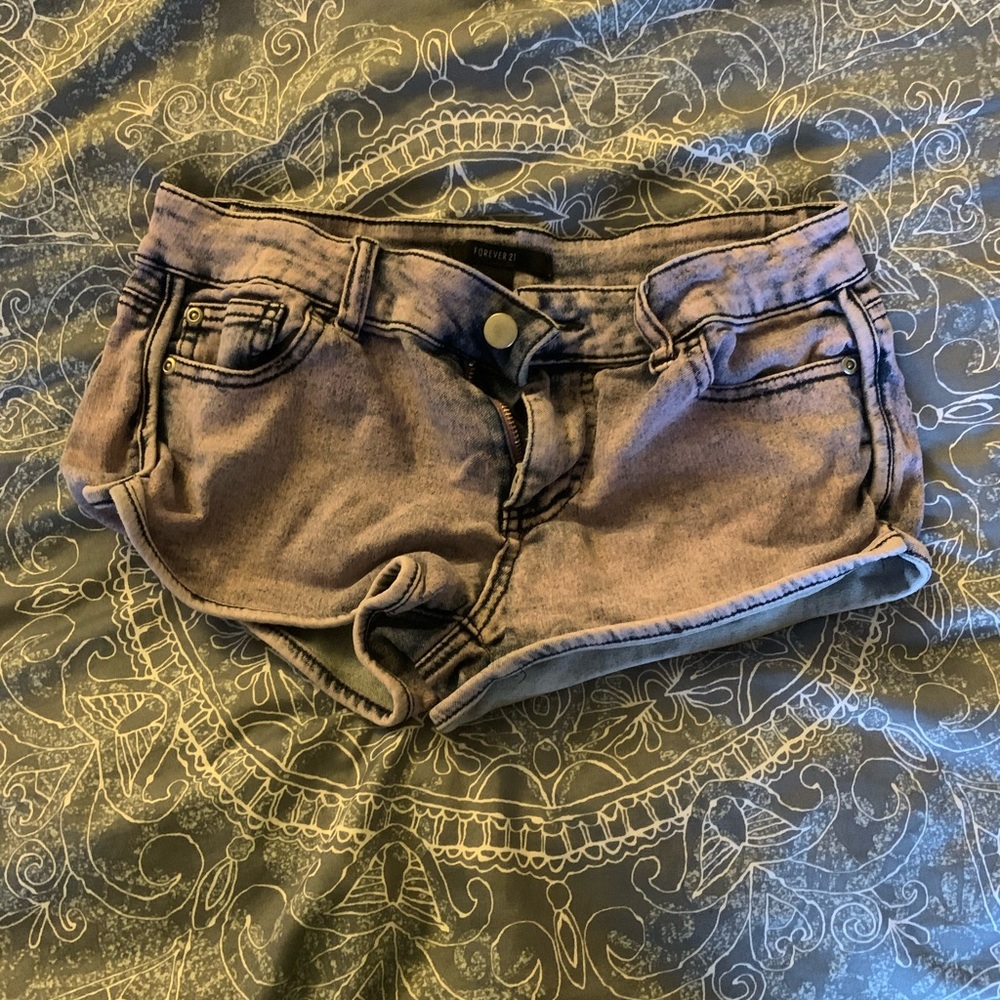 Purple Short Shorts